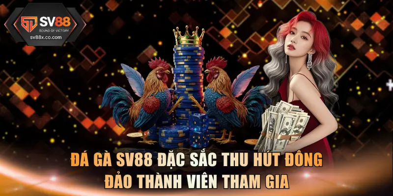Đá gà SV88 nổi tiếng trực tiếp kịch tính