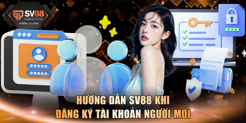 Hướng dẫn SV88 khi đăng ký tài khoản người mới