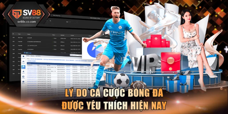 Lý do cá cược bóng đá được yêu thích hiện nay