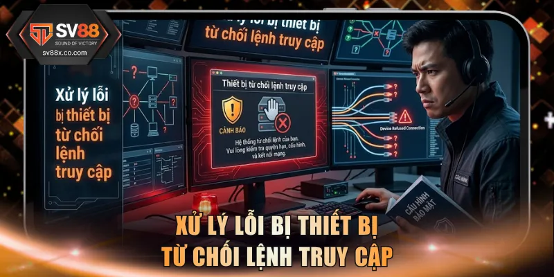 Xử lý lỗi bị thiết bị từ chối lệnh truy cập